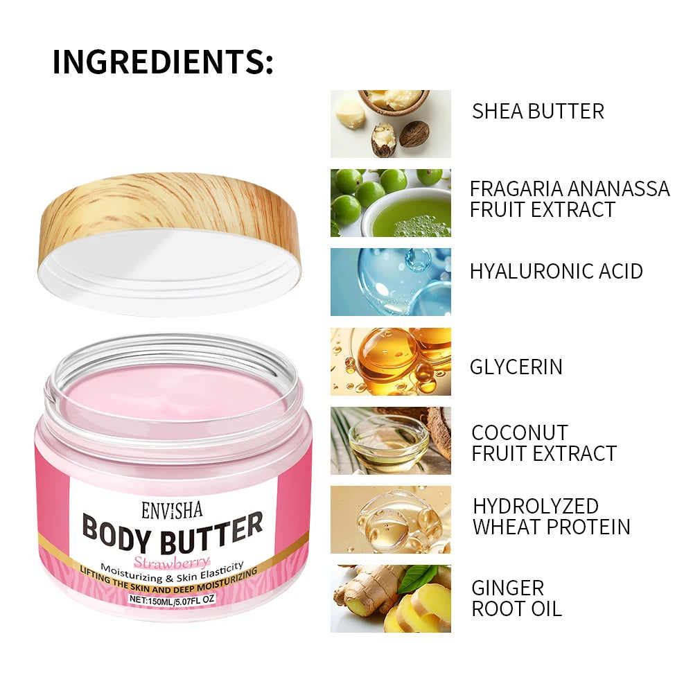 Skin Care Strawberry Face Body Butter Lotion