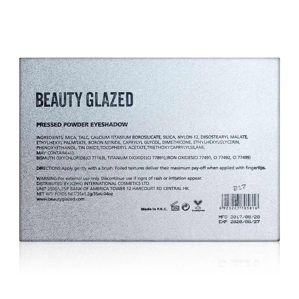BEAUTY GLAZED Impressed Me Perfect 35 Colors Palette