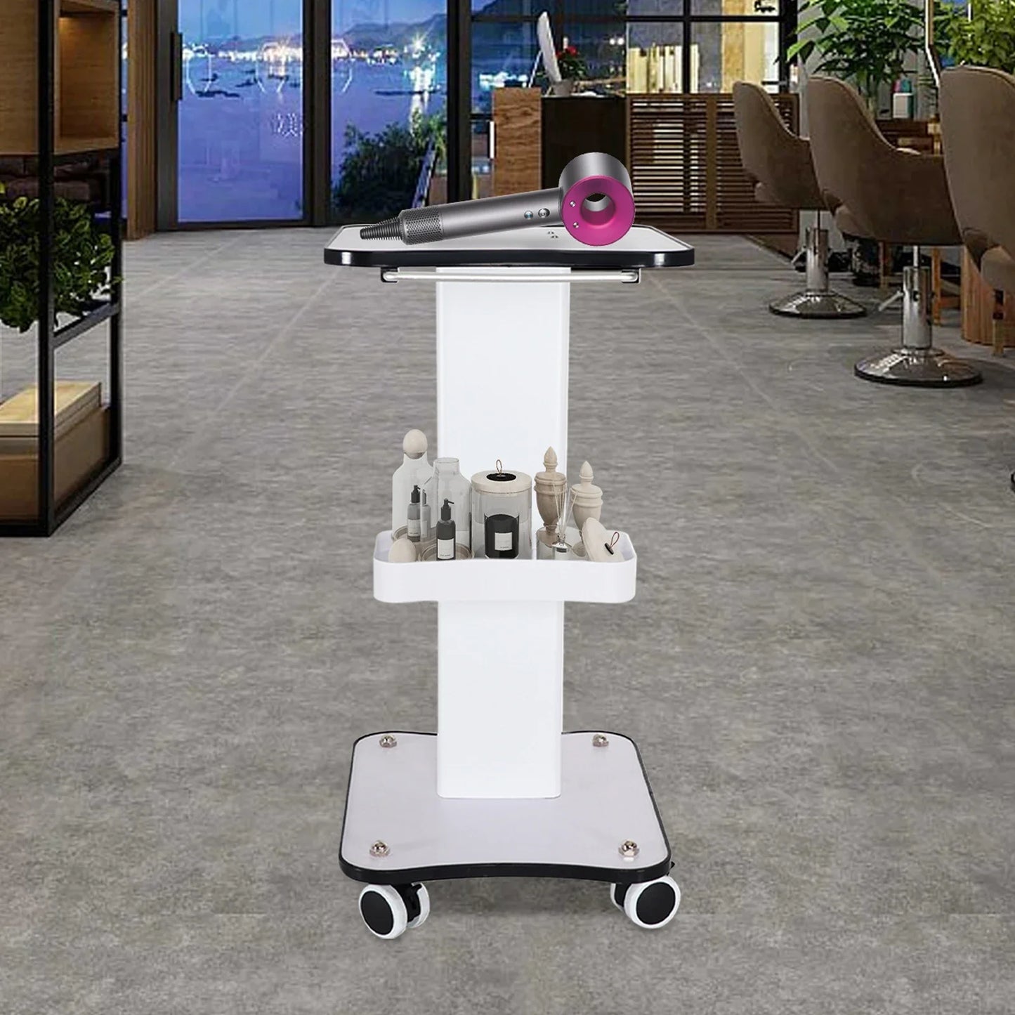 Beauty Rolling Cart with Handle 3 Tier