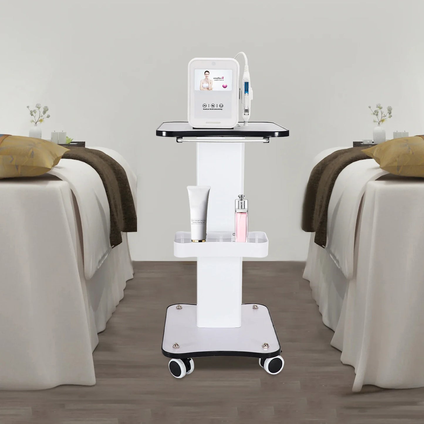 Beauty Rolling Cart with Handle 3 Tier