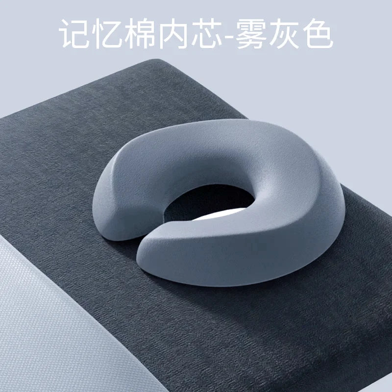 Memory Foam U Shape Beauty Salon Face Pillow