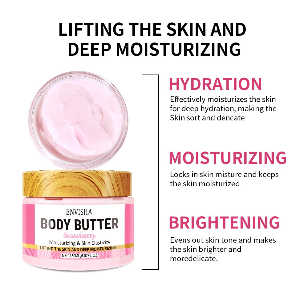 Skin Care Strawberry Face Body Butter Lotion