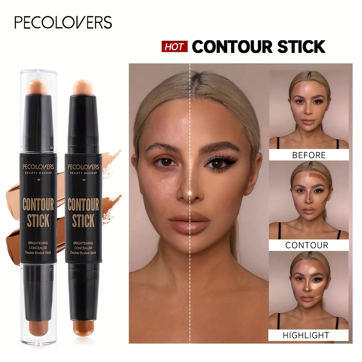 Concealer Contouring for Face