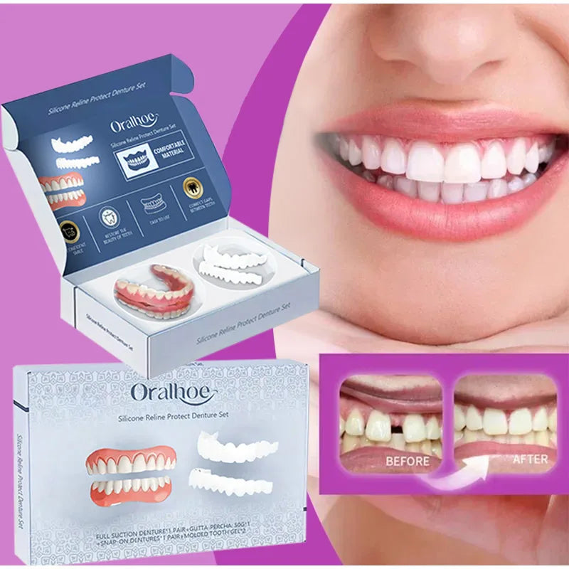 Denture Modification and Beauty Teeth Set