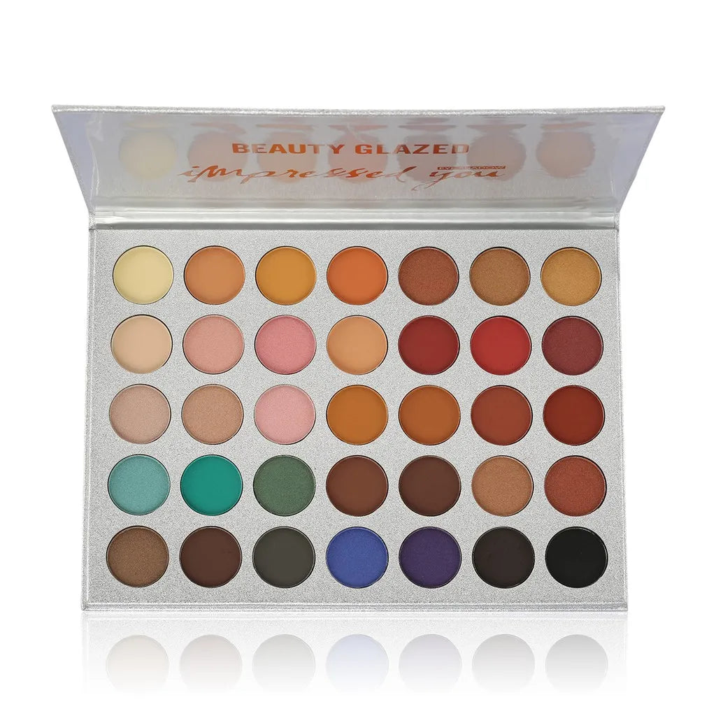 BEAUTY GLAZED Impressed Me Perfect 35 Colors Palette