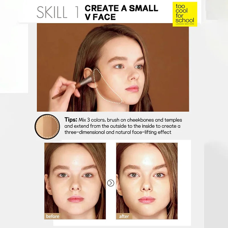 K-Beauty Matte Powder Contour Palette