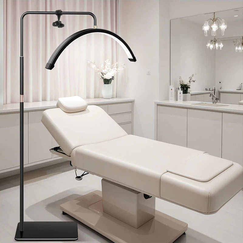 LED Beauty Light Half Moon Floor Standing