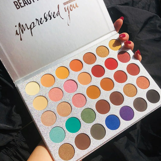 BEAUTY GLAZED Impressed Me Perfect 35 Colors Palette