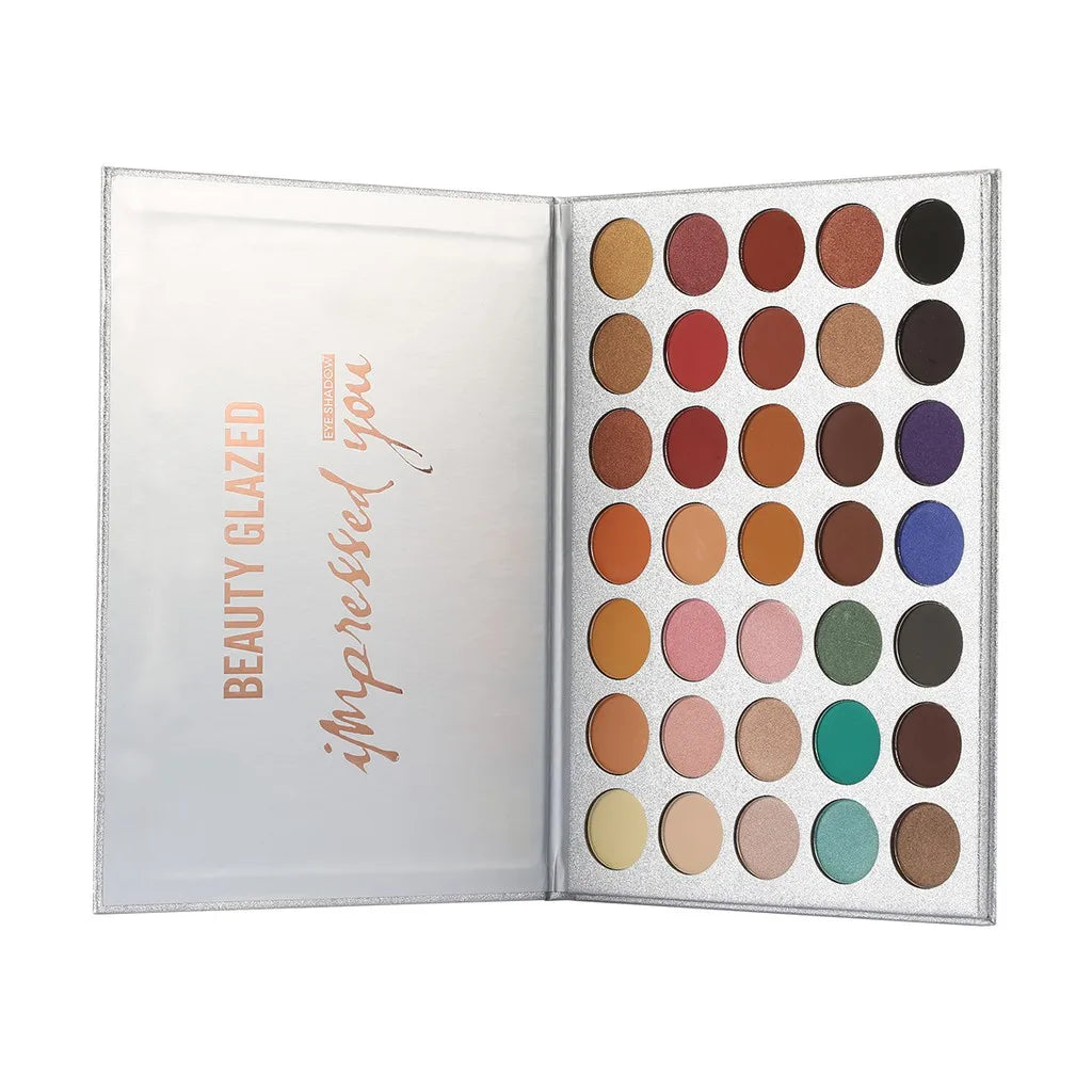 BEAUTY GLAZED Impressed Me Perfect 35 Colors Palette